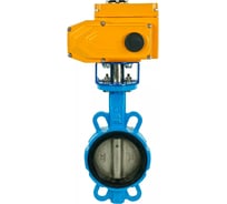 Затвор DN.ru дисковый GGG50-GGG40-EPDM Ду200 Ру16 с электроприводом QT-030 220В (4-20мА) D050-01764