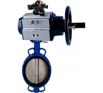 Затвор DN.ru дисковый GGG50-GGG40-EPDM Ду150 Ру16 с пневмоприводом, БКВ D050-21890