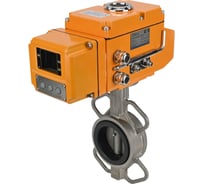 Затвор DN.ru 316L-316L-NBR Ду250 Ру16 с электроприводом QT-040 220В (0-10В) D050-15924