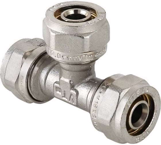 Комплект Valtec _38 VI7 Тройник обжимной 16 VTm.331.N.161616 5 штук VT.VI7.K38.331161616.5 1