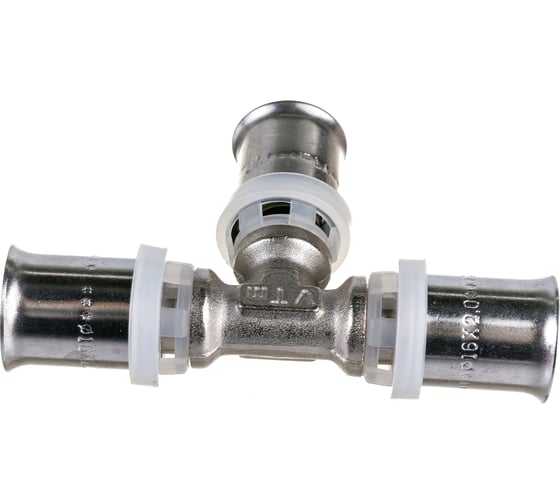 Комплект Valtec_70 VI7 Тройник пресс 16 VTm.231.N.161616 (Упаковка 5 штук) VT.VI7.K70.231161616.5