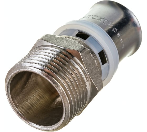 Комплект Valtec _20 VI7 Соединитель пресс с переходом на нар. р. 20x3/4 VTm.201.N.002005 5 штук VT.VI7.K20.201002005.5