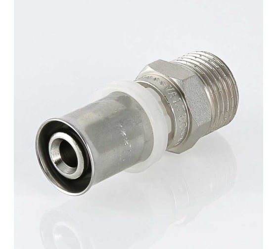 Комплект Valtec_68 VI7 Соединитель пресс с переходом на нар. р. 16x1/2 VTm.201.N.001604 упаковка 10 штук VT.VI7.K68.201001604.10
