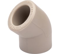 Угольник RTP PN25 45 градусов, внутр внутр D20 мм, серая 11024