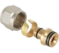 Комплект Valtec_65 VI7 Соединитель коллекторный обжимной для м./п. трубы 16 /2,0/ VTc.710.N.1604 упаковка 10 штук VT.VI7.K65.710N1604.10