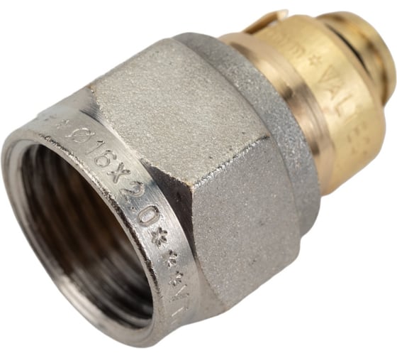Комплект Valtec_65 VI7 Соединитель коллекторный обжимной для м./п. трубы 16 /2,0/ VTc.710.N.1604 упаковка 10 штук VT.VI7.K65.710N1604.10