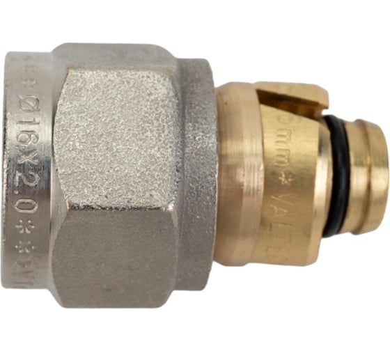Комплект Valtec_65 VI7 Соединитель коллекторный обжимной для м./п. трубы 16 /2,0/ VTc.710.N.1604 упаковка 10 штук VT.VI7.K65.710N1604.10