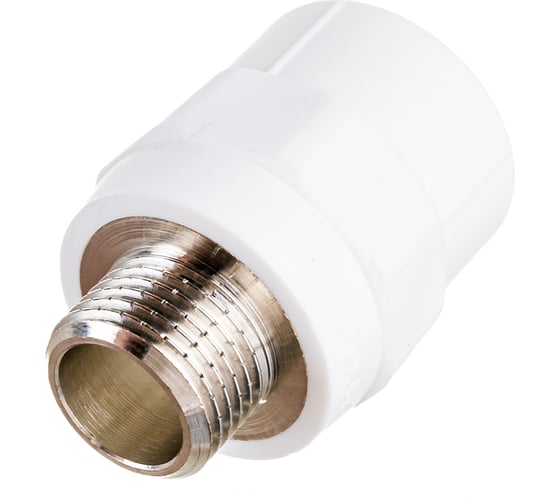 Комплект Valtec _46 VI7 Соединитель PPR с переходом на наружную резьбу 25x1/2 VTp.701.0.02504 5 штук VT.VI7.K46.70102504.5