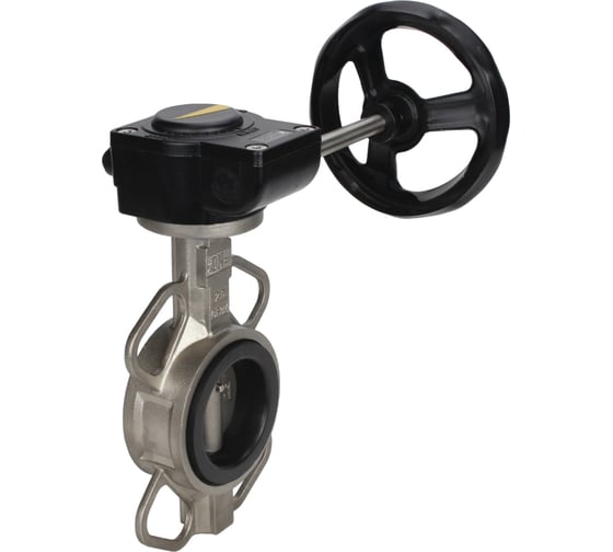 Затвор DN.ru 316L-316L-VITON Ду300 Ру16 с редуктором HAM-3 D050-13139