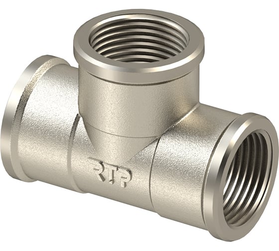 Тройник RTP резьбовой, внутренняя, внутренняя, внутренняя G 1 1/4" Уп. 40893 1