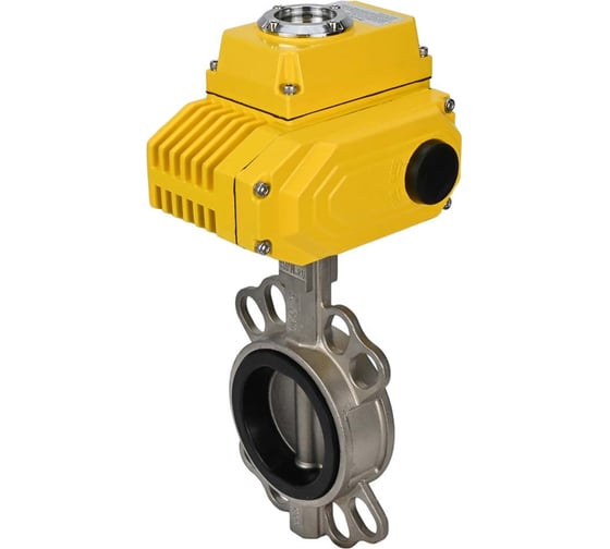 Затвор DN.ru 316L-316L-VITON Ду65 Ру16 с электроприводом QT-005 380В D050-08360
