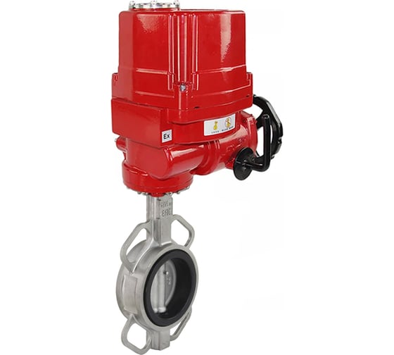 Затвор DN.ru 316L-316L-VITON Ду80 Ру16 с электроприводом EX-010 220В D050-08686