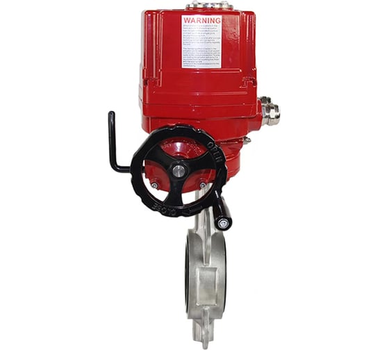 Затвор DN.ru 316L-316L-VITON Ду80 Ру16 с электроприводом EX-010 220В D050-08686