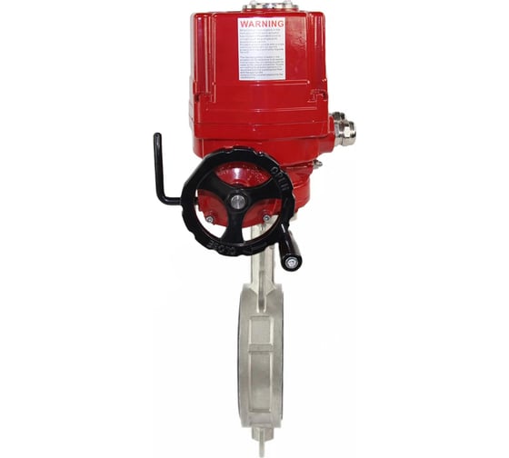 Затвор DN.ru 316L-316L-VITON Ду100 Ру16 с электроприводом EX-010 380В D050-08699