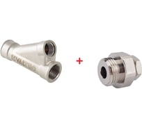 Комплект Valtec _52 VI7 Тройник косой, для гильзы под погружной датчик 1x1/2 VTr.136.N.0604+ Переходник для греющего кабеля /с набором уплотнителей/ VTr.756.N.0004 VT.VI7.K52.136.756