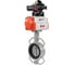 Затвор DN.ru 316L-316L-VITON Ду150 Ру16 с пневмоприводом, БКВ D050-15759 1