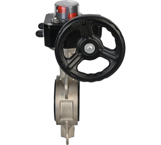 Затвор DN.ru 316L-316L-EPDM Ду250 Ру16 с редуктором HGB-3 D050-12131