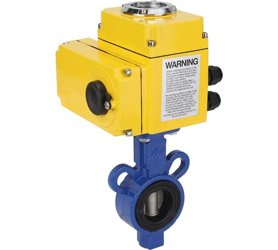 Дисковый затвор DN.ru AL-316L-EPDM Ду32 Ру16 электропривод QT-003 24В D050-12205 1