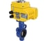 Дисковый затвор DN.ru AL-316L-EPDM Ду32 Ру16 электропривод QT-003 24В D050-12205 6