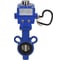 Дисковый затвор DN.ru AL-316L-EPDM Ду32 Ру16 электропривод 003 blue 12В D050-11954 8