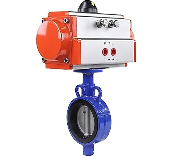 Дисковый затвор DN.ru AL-316L-EPDM Ду25 Ру16 пневмопривод SA-083 D050-11199