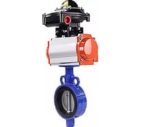 Затвор DN.ru AL-316L-EPDM Ду25 Ру16 с пневмоприводом, БКВ D050-15826