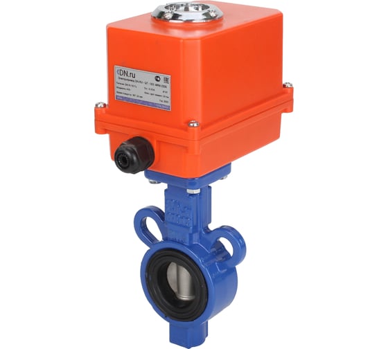 Дисковый затвор DN.ru AL-316L-EPDM Ду25 Ру16 электропривод QT-003 MINI 220В D050-11191