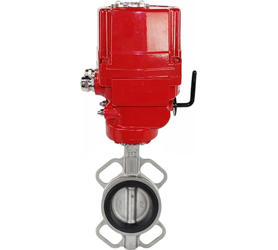 Затвор DN.ru 316L-316L-VITON Ду80 Ру16 с электроприводом EX-010 380В D050-08698