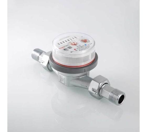 Комплект Valtec _2 VI7 Водосчетчик унив., квартирный, до +90 С, 1,5м3, 1/2", 110 мм VLF-15U + Фильтр универсальный вн.-вн. 1/2 VT.386.N.04 VT.VI7.K2.VLF.386
