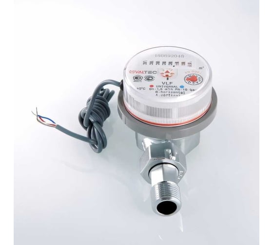 Комплект Valtec _6 VI7 Водосчетчик универсальный с импульсным выходом 1/2 VLF-15U-I + Редуктор давления с фильтром и манометром, от 2 до 5 бар 1/2 VT.082.N.04 VT.VI7.K6.VLFI.082