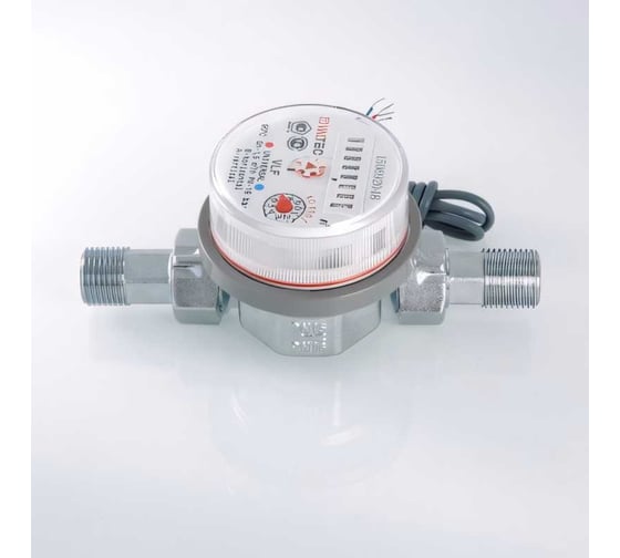Комплект Valtec _6 VI7 Водосчетчик универсальный с импульсным выходом 1/2 VLF-15U-I + Редуктор давления с фильтром и манометром, от 2 до 5 бар 1/2 VT.082.N.04 VT.VI7.K6.VLFI.082