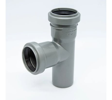 Тройник D 40 мм 87,5 градусов для внутренней канализации Flextron 145821