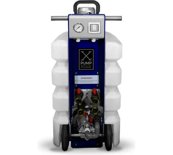 Комбинированный элиминейтор X-Pump 85 DUPLEX COMBI для промывки теплообменного оборудования 01091855XPD85