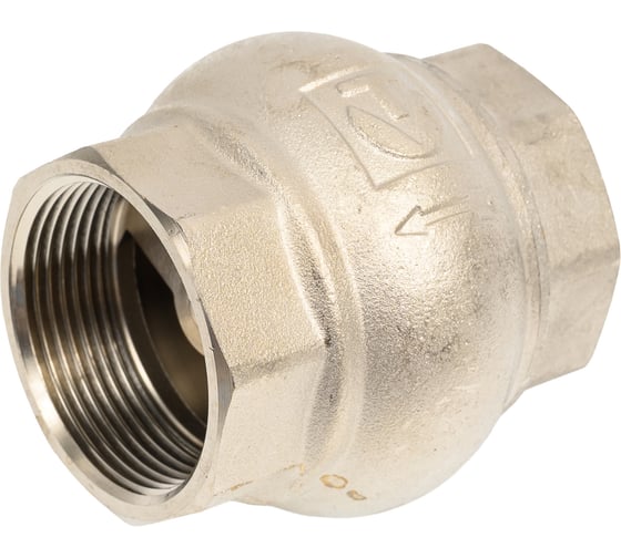 Обратный клапан VALTEC 1 1/2, латунный золотник VT.151.N.08