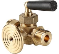 Кран для манометра VALTEC трехходовой, с фланцем, 1/2 VT.1808.RG.04