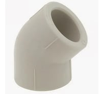 Угольник RTP PN25 45 градусов, внутр внутр D63 мм, серая 11028