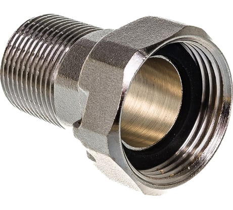 Штуцер латунный для присоединения счетчика воды RTP G 3/4 25160