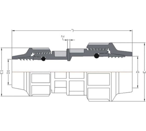 Муфта редукционная AV Engineering ПЭ, 63x32 AVE1116332