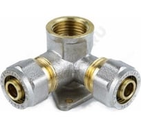 Водорозетка Aquasfera МП обжимная, латунь Дн16х1/2х16 ВР 7010-01 027-8778