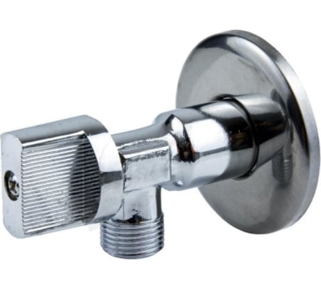 Шаровой угловой кран Aquasfera латунь, бытовой, с отражателем, G1/2 Ру10 р/р 1043-02 007-7425