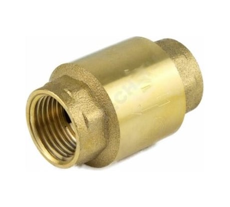 Клапан Aquasfera обратный, латунь, пружинный, Ду15 Ру40 3002-01 019-0689