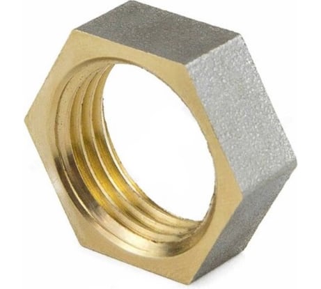 Контргайка Aquasfera латунь, Ду15 ВР никель 9020-01 027-8952