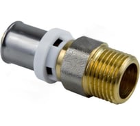 Муфта Aquasfera МП прессовая, латунь, Дн16х1/2 НР 8001-01 027-8796