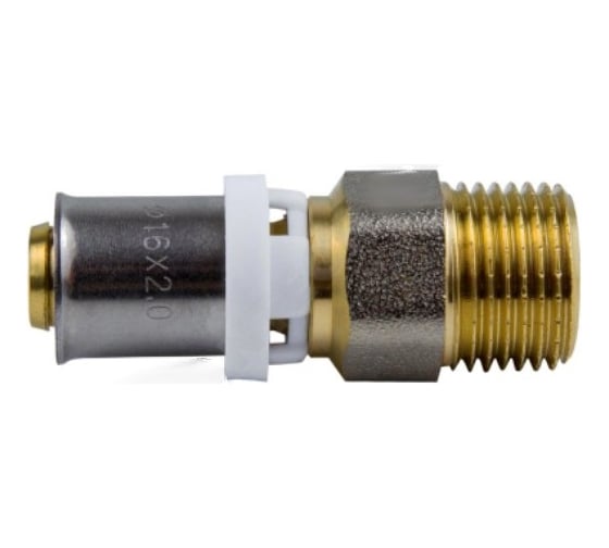 Муфта Aquasfera МП прессовая, латунь, Дн16х1/2 НР 8001-01 027-8796