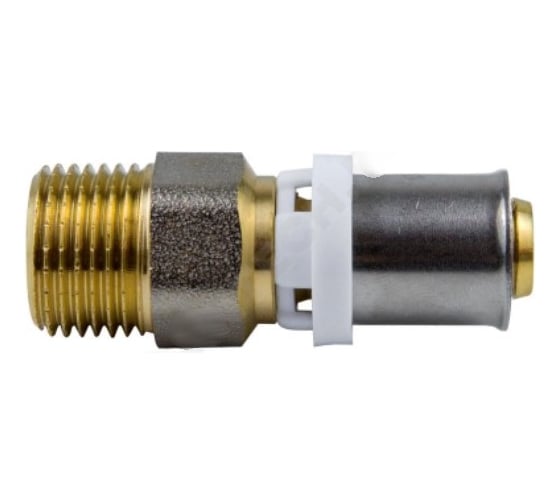 Муфта Aquasfera МП прессовая, латунь, Дн20х1/2 НР 8001-03 027-8798