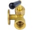 Кран для манометра Aquasfera латунь, G1/2 Ру16 м/р, рукоятка, фланец 1065-01 012-0099 2