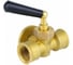 Кран для манометра Aquasfera латунь, G1/2 Ру16 м/р, рукоятка, фланец 1065-01 012-0099 3