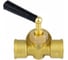 Кран для манометра Aquasfera латунь, G1/2 Ру16 м/р, рукоятка, фланец 1065-01 012-0099 4
