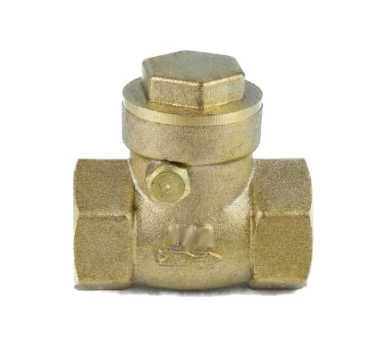 Клапан Aquasfera обратный, латунь, поворотный, Ду20 Ру40, EPDM 3004-02 019-0702