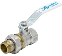 Шаровой кран Aquasfera латунь, никель американка, полнопроходной, рычажный, Standard Ду15 Ру40 м. 1106-01 107-5157